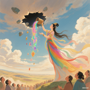 The Legend of Nüwa Mending the Sky